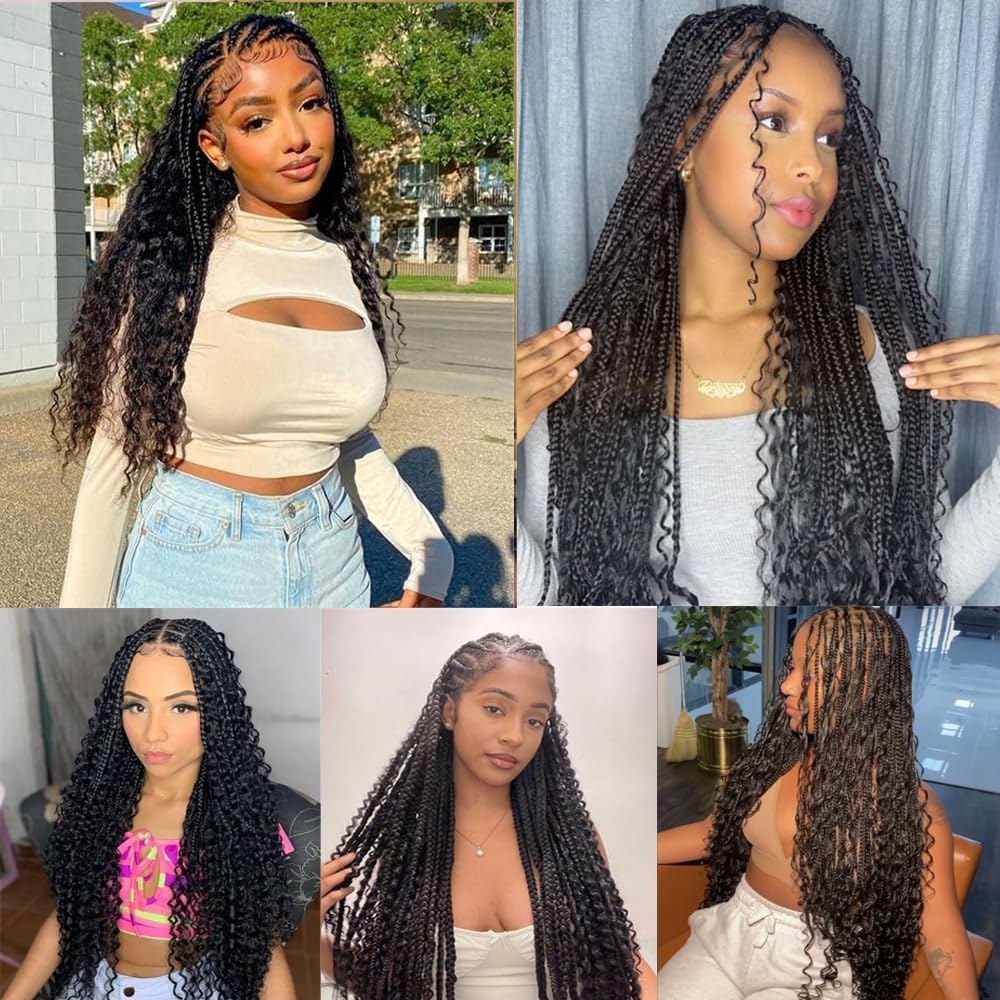 Amazon.com : Boho Hair 24 Inch Deep Wave Human Hair for  display picture 2