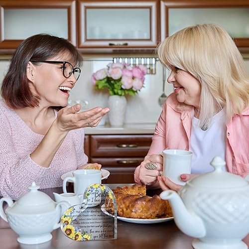 Vista 11 de Spiareal Regalo para amigas, amistad, mujeres, amigas, amistad, cumpleaños, alegría, corazón, mariposa, recuerdo, pisapapeles, para el hogar