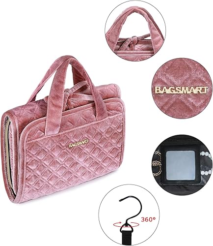 Miniatura 8 de BAGSMART - Organizador de terciopelo para joyas anillos collares pulseras aretes