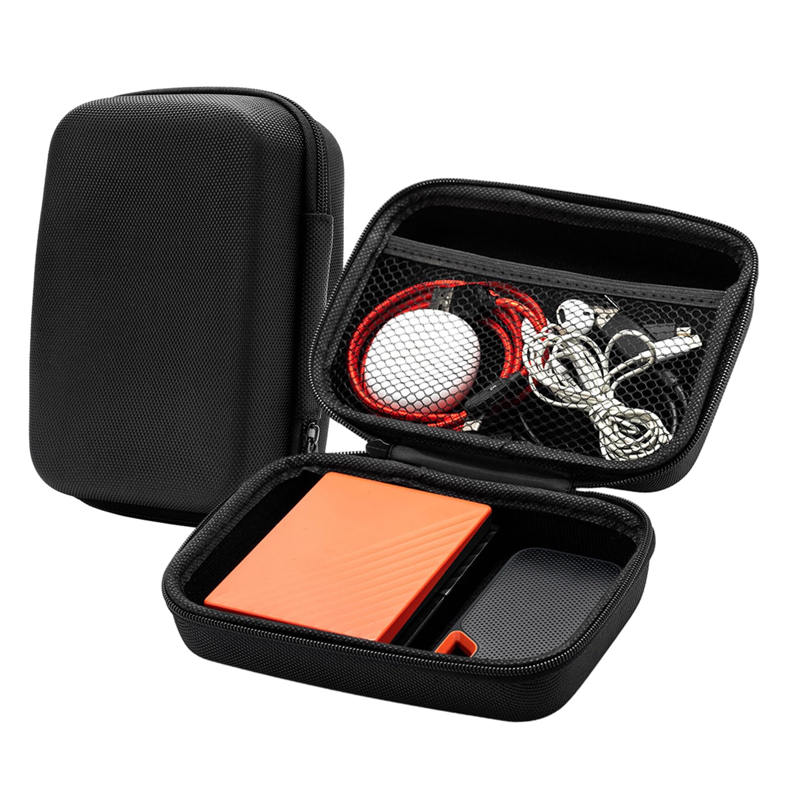 ポータブル収納ケース ローズゴールド EVAハード保護収納ケース