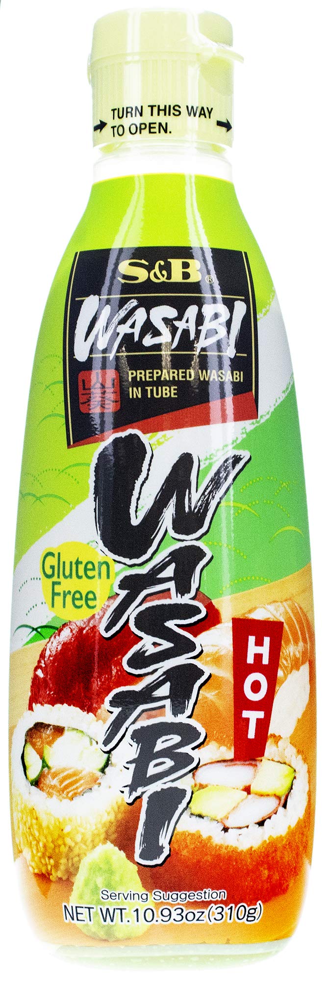 S & B Wasabi Paste, 10.93-​Ounce Bottles (Pack of 2)