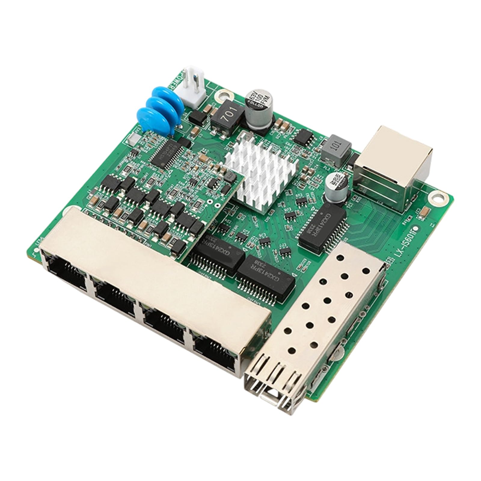 Switch Gigabit Ethernet a 6 porte con LED, con POE A