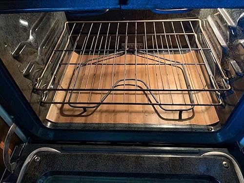Miniatura 6 de Revestimientos para horno resistentes al calor, forros extra grandes para la parte inferior del horno, fibra de vidrio, fácil de limpiar, reducen