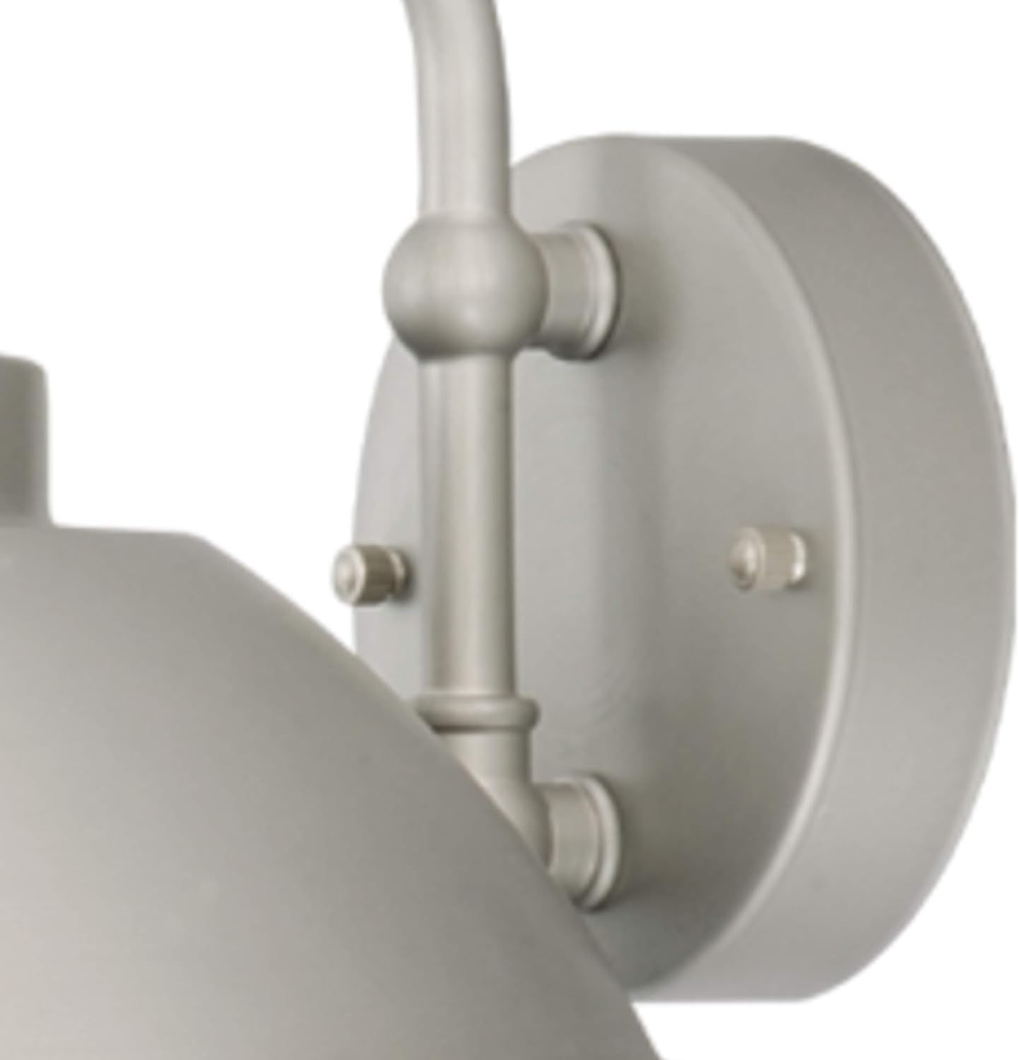 Super Big Clearance! VAXCEL Farmhouse Outdoor Porch Light - Harwich 10 Brushed Nickel Coastal Wall Sconce with Clear Seeded Glass Shade, Indoor-Outdoor Barn Lighting for Garage, Front Door, Patio, Entryway