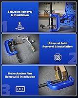 Vista 4 de Orion Motor Tech herramienta de rótula universal prensa de remoción kit de servicio, 10