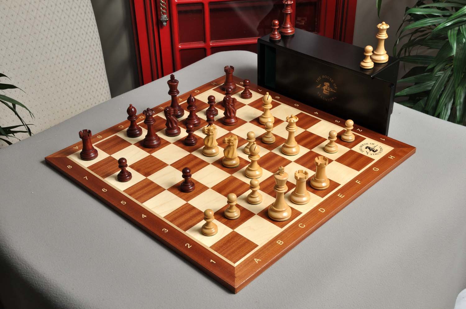 The Gilded Grandmaster Chess Set, Box, & Board Combination - 3.25