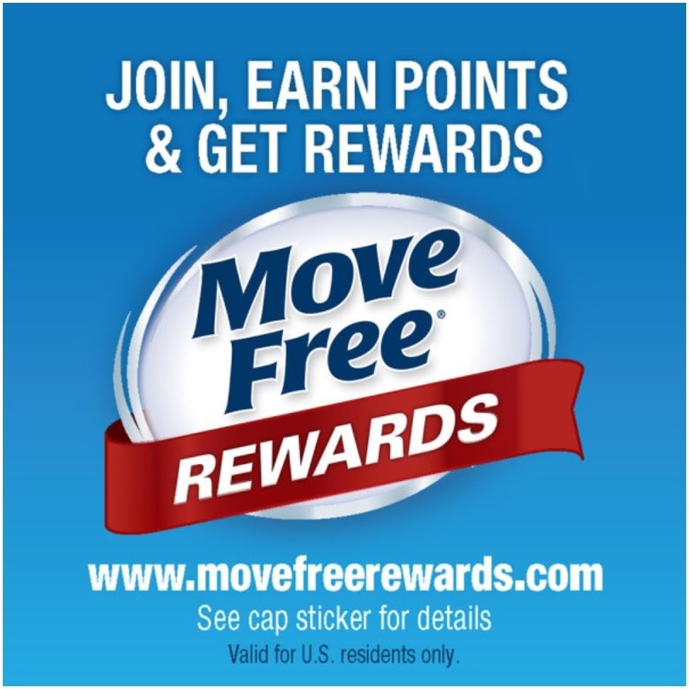 Move Free Advanced Plus MSM and Vitamin D3, 80 tablets - Joint Health Supplement with Glucosamine and Chondroitin (Pack of 3)