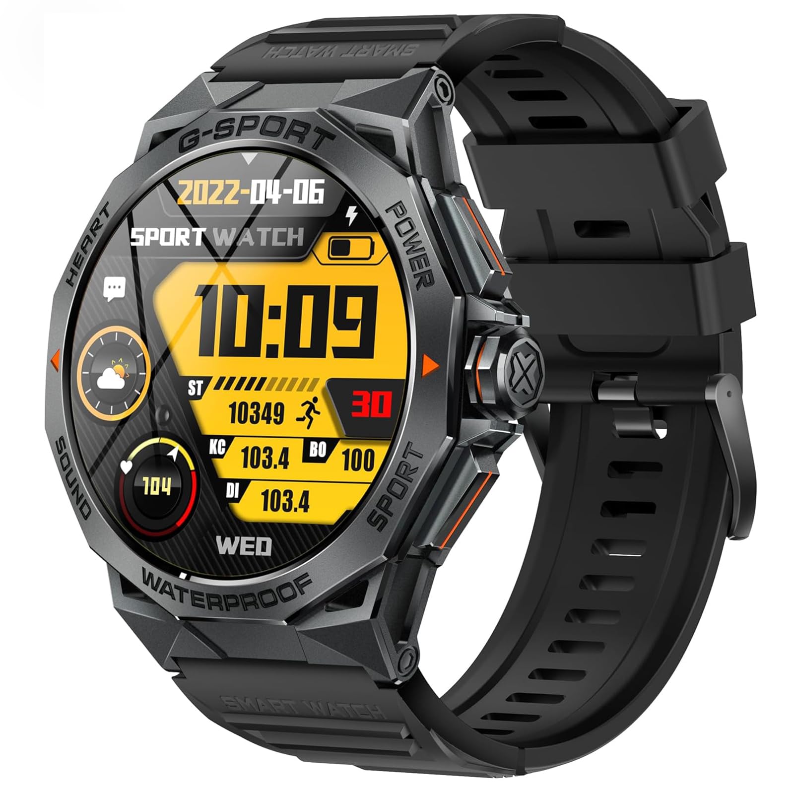 Smart Watches for Men 1 43 AMOLED HD 45-50mm Rugged Smartwatch Answer Make Call Waterproof IP68 Sport Fitness
