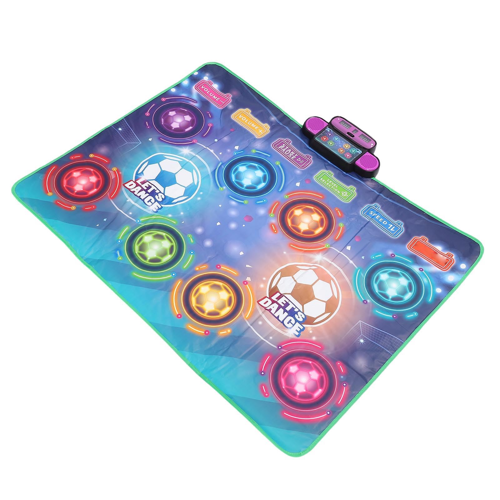 Sxhlseller Alfombra de Baile Interactiva para Niños |Almohadilla de Baile Electrónica para 2 Jugadores con Juegos de Música, Múltiples Niveles de Dificultad para Niños y Niñas