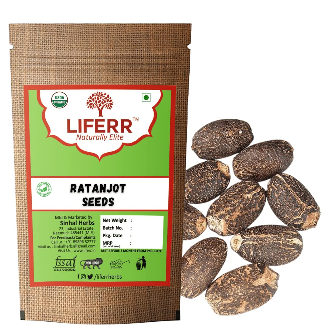 LIFERR Ratanjot Seeds Jatropha Seeds Barbados Nuts Jatropa Curcas
