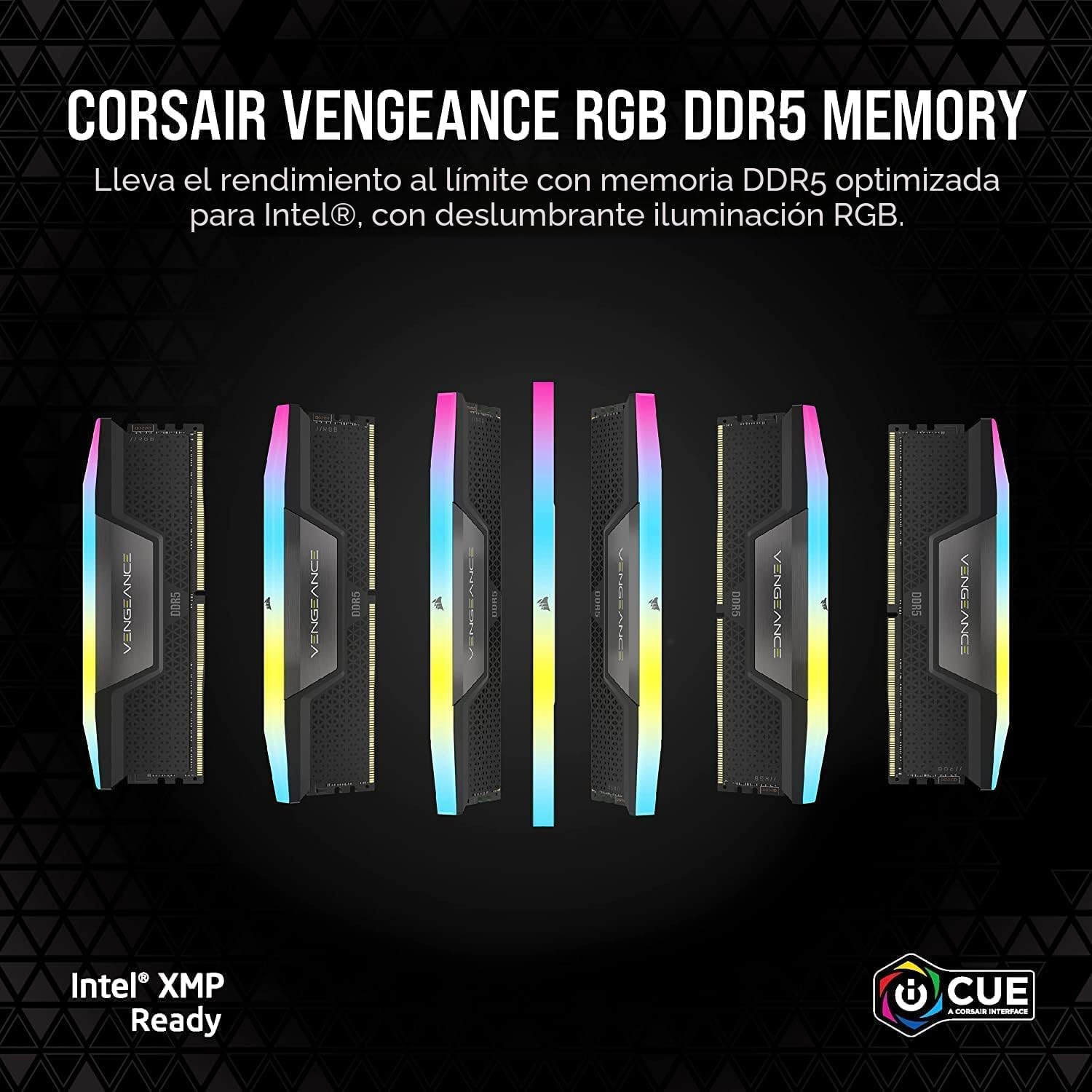 Amazon.com: CORSAIR Vengeance RGB DDR5 RAM 32 GB (2 x 16 GB) Hasta