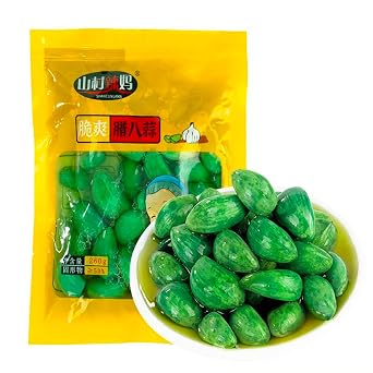 ,Laba Garlic, Jade Garlic, Fresh Green Garlic Pickled Vegetable, Pickled with Vinegar, Pickled Garlic, Shandong Special(260g/bag)