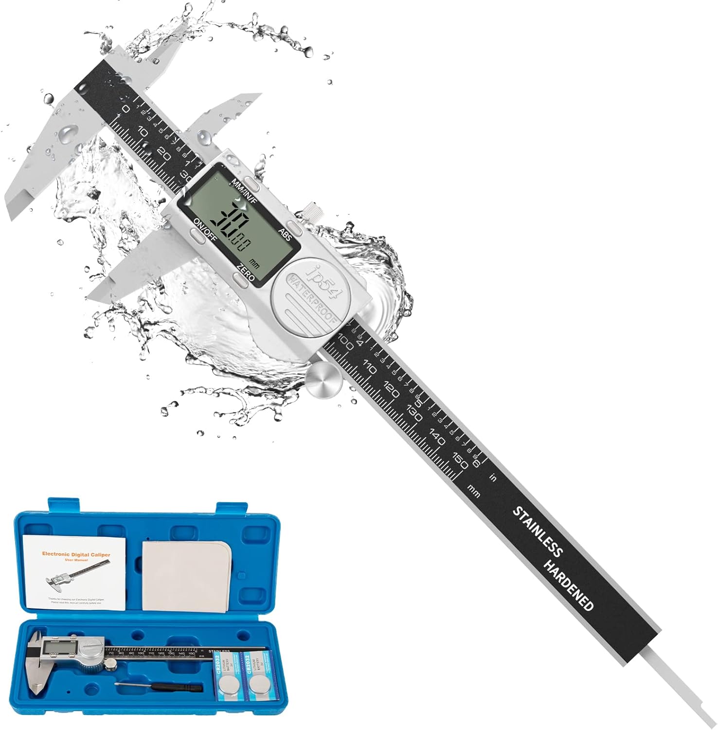 Roylvan Digital Calipers, Electronic Vernier Calipers Micrometer Ruler
