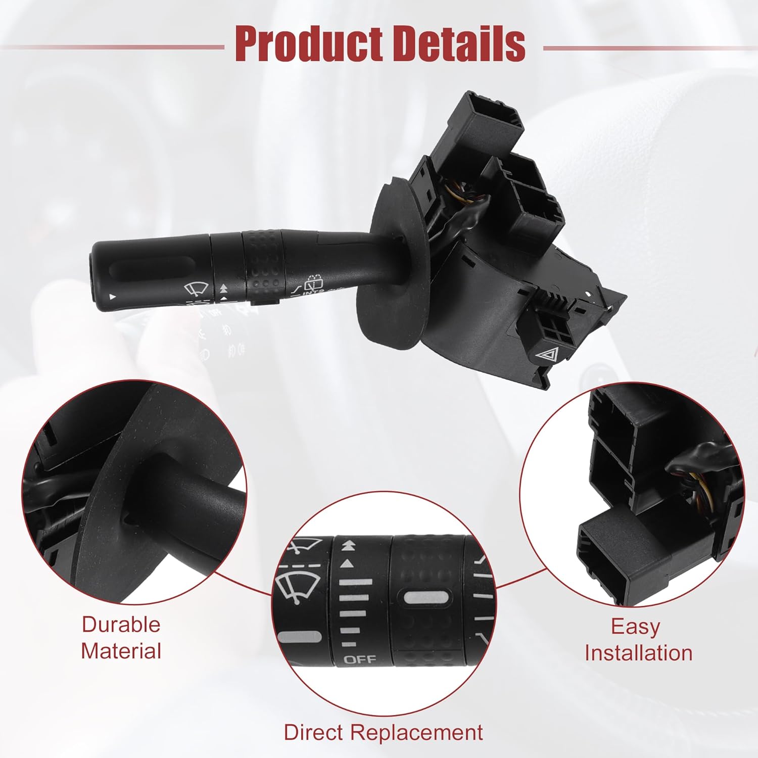 ACROPIX Turn Signal Switch Multifunction Combination Switch Fit for Ford Expedition Explorer No.2L2Z13K359AAB - Pack of 1