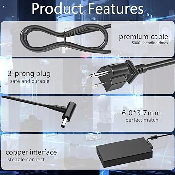 280W ADP-280BB B Charger Compatible with Asus ROG Strix G18 G17 G16 G15 G814 G614 G713 G513 TUF A16 FA617 Strix Scar 15 17 SE G733 G732 G533 Flow X16 GV601 ProArt W730 Power Adapter