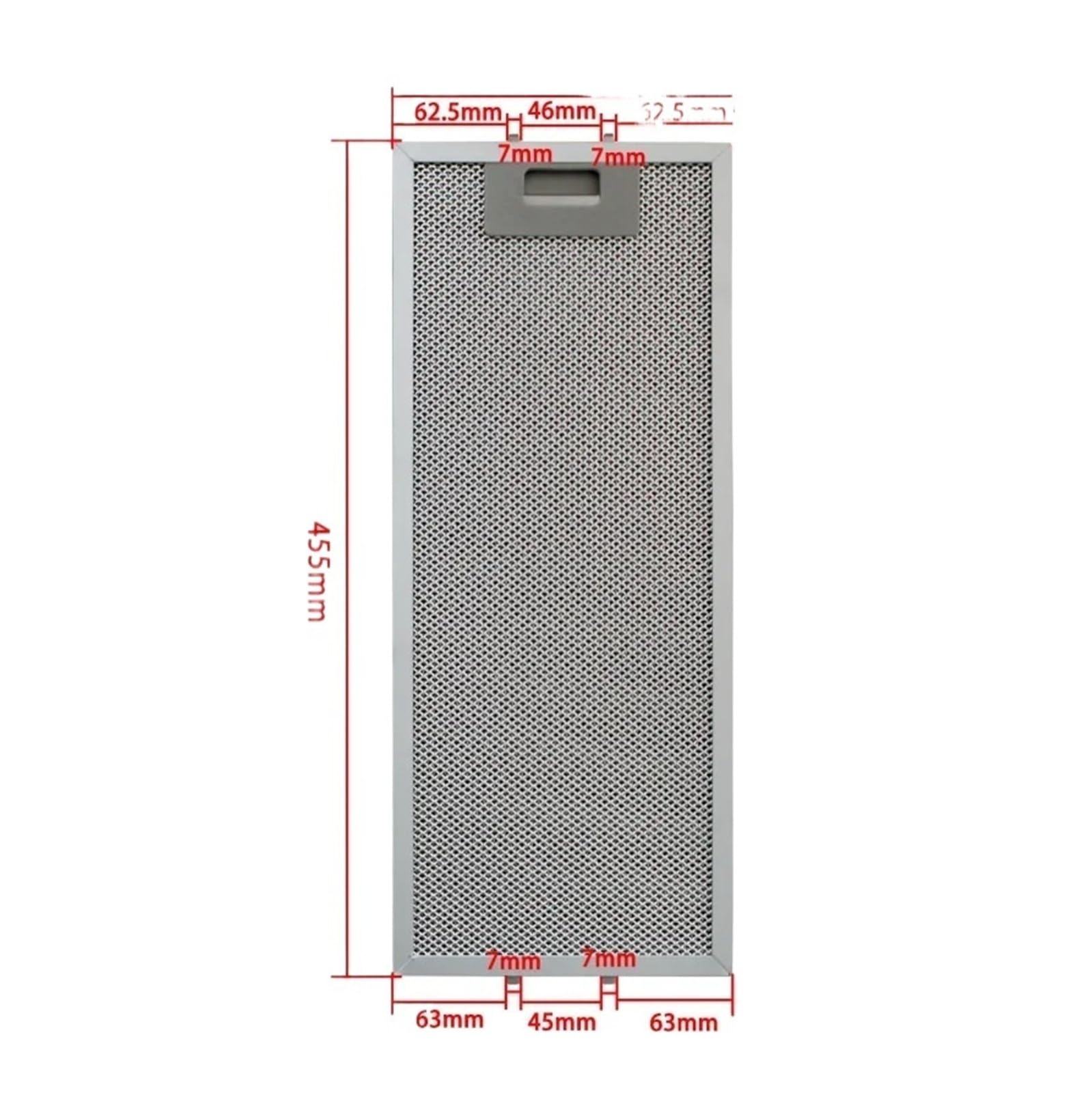 Filtro de campana de cocina, compatible con BALAY-ELICA-WHIRLPOOL 185x455 mm (GRI0025433A)