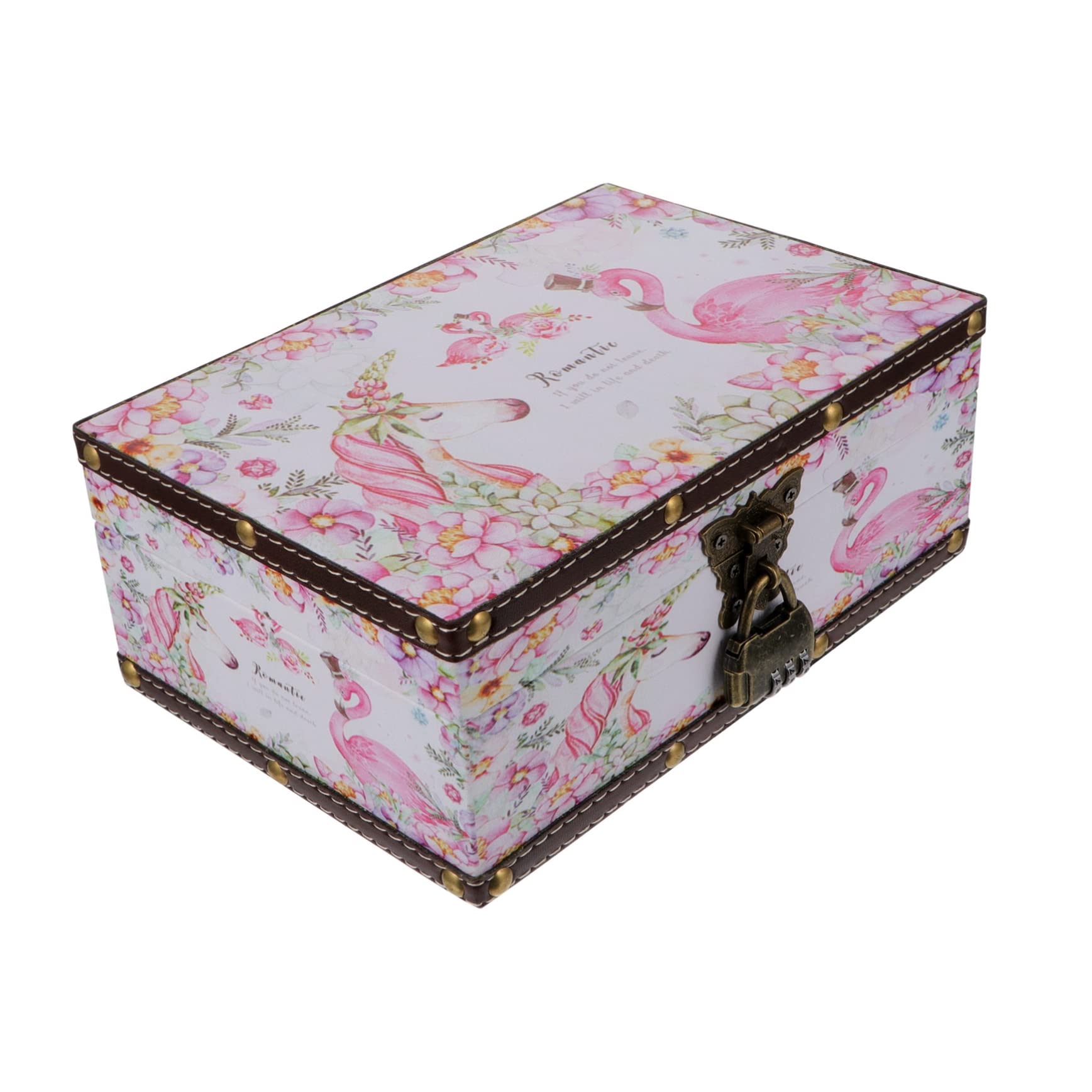 Boîte à bijoux rétro licorne FRCOLOR coffret de rangement pour femmes