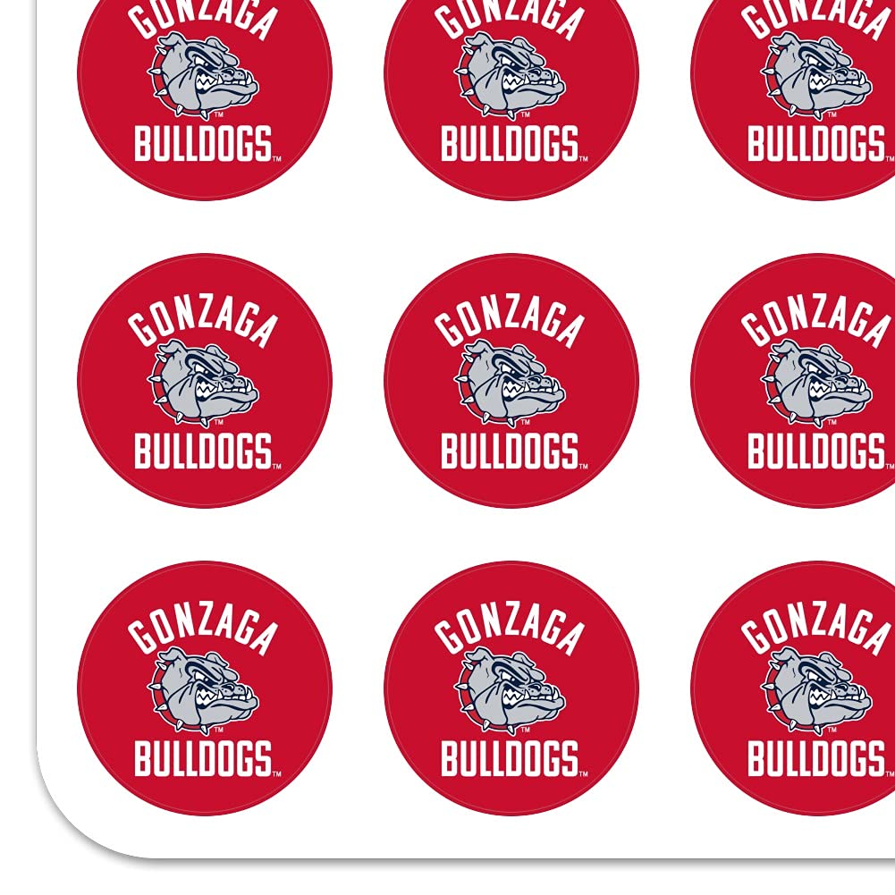 Gonzaga University Bulldogs 1" Planner Calendar Scrapbooking Crafting Clear Stickers - Image 2