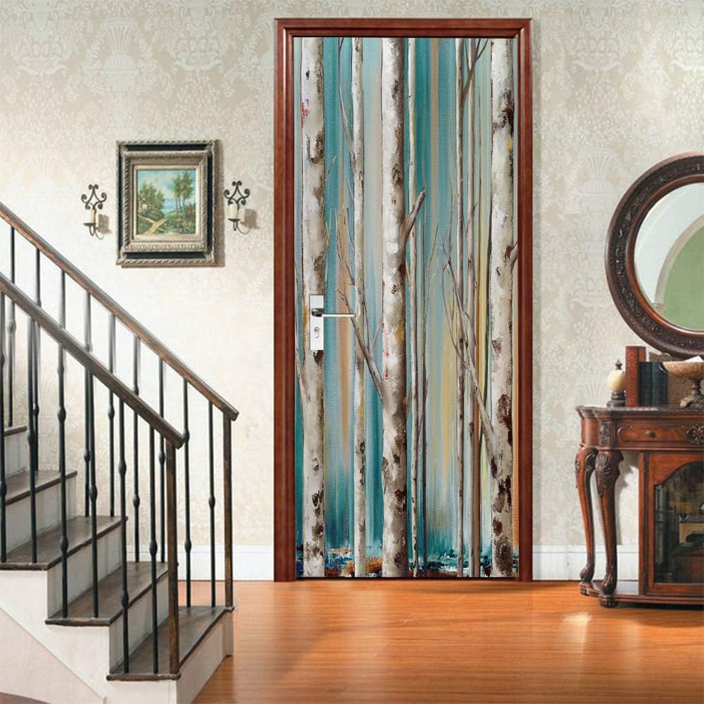 Autocollant Mural Arbre De Vie 90x200 Cm - PVC Imperméable Amovible, Déco Salon Chambre Cuisine - 8