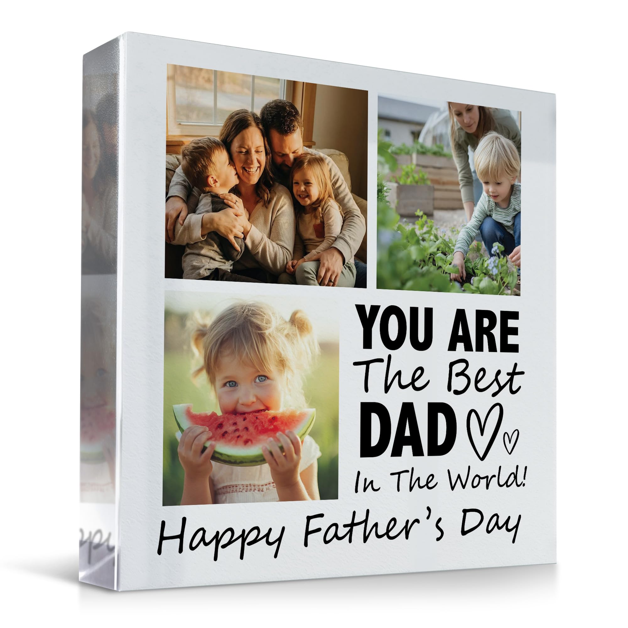 Red Ocean Dad Gifts For Fathers Day Personalised Photo Plaque Gift For Him Gift For Dad From Daughter Son Thank You Gift Keepsake