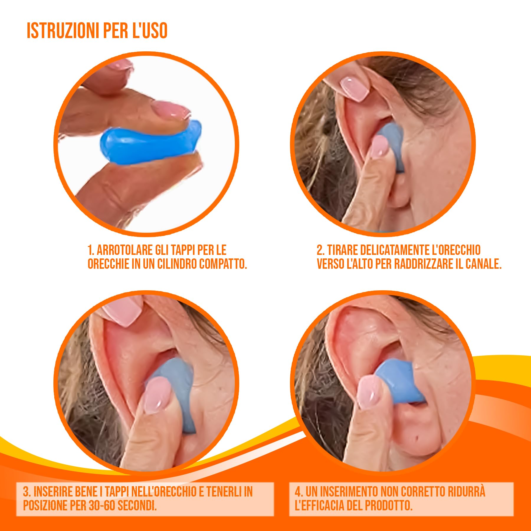 Tappi Per Le Orecchie In Silicone, 24 Pezzi, Riutilizzabili, Per Dormire E Nuotare, Con Scatola Portaoggetti, Colori Azzurro E Verde