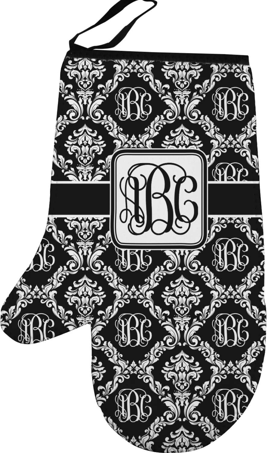 RNK Shops Personalized Monogrammed Damask Left Oven Mitt