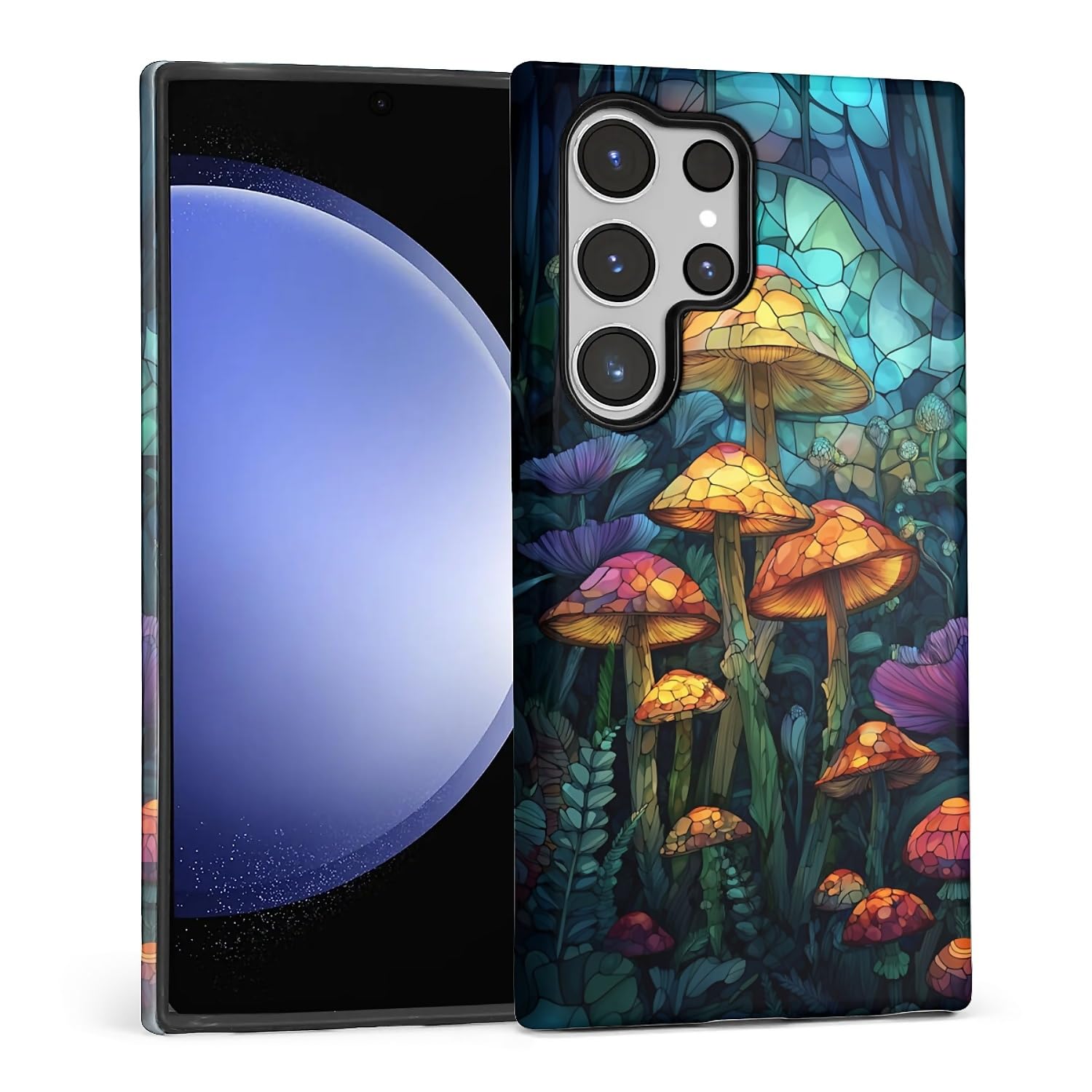 Coque Samsung S24 Ultra évite rayures et chocs motif champignons mignons - 8