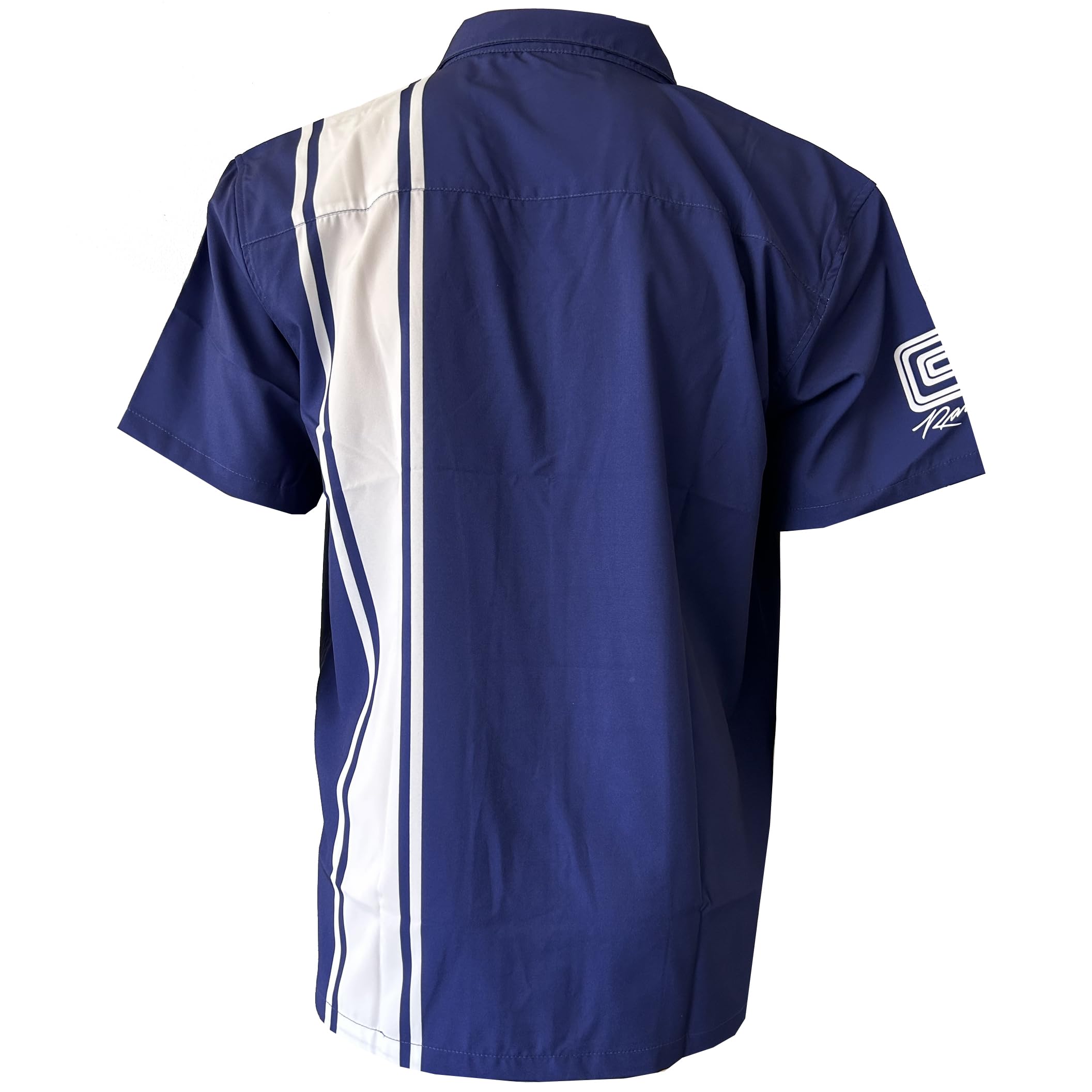 Carroll Shelby® Cobra Stripe Camp Shirt - Cuban Cabana Style Button-Up Shirt