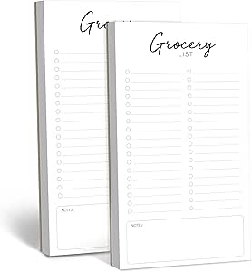 Visual Grocery List Magnet Pad For Fridge - Shopping List Magnetic Note Pad For Fridge - 6 X 9 50 Sheets Meal Planner To Do List Notepad Weekly Planner Menu Memo Pad Gifts For Mom Kids - View #5