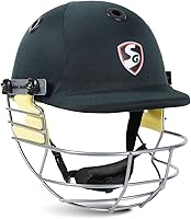 SG Blaze Tech Premium Cricket Helmet - Lightweight Polypropylene, Ventilation, Adjustable Grill - Navy Blue, Multiple Sizes