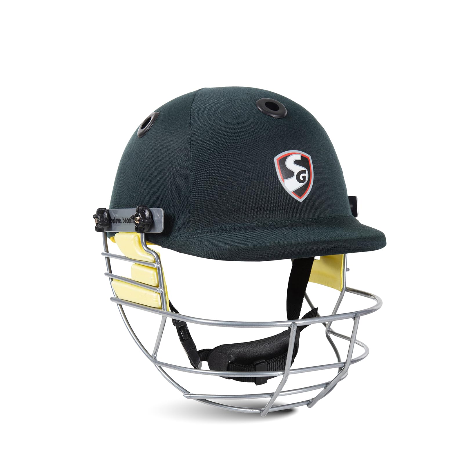 SG Blazetech Cricket Helmet - Yellow Large -11