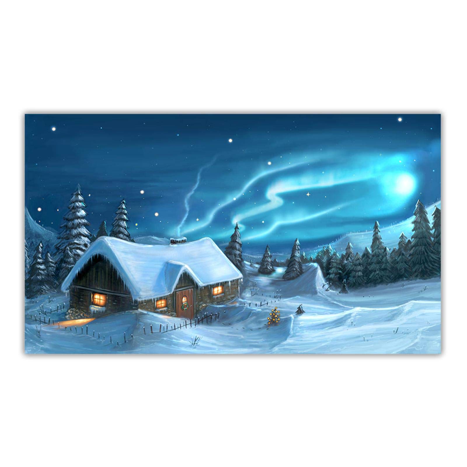 油絵 絵画 【クリスマスの夜】