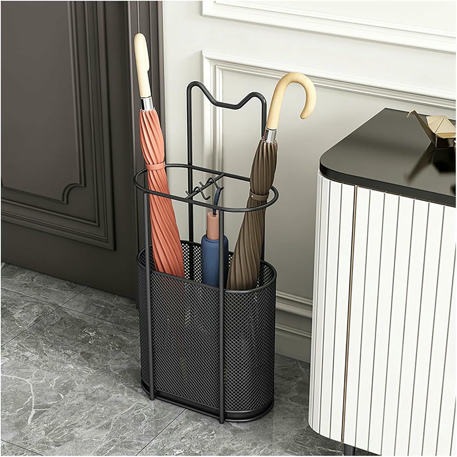 Rack d'organisateur parapluie pour éviter les sols mouillés