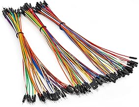 CHANZON 90pcs 20cm Long Header Jumper Wire Dupont Cable Line Connector Assortment Kits Set Male Female for Arduino Raspberry pi Breadboard Electronic Protoboard PCB Board