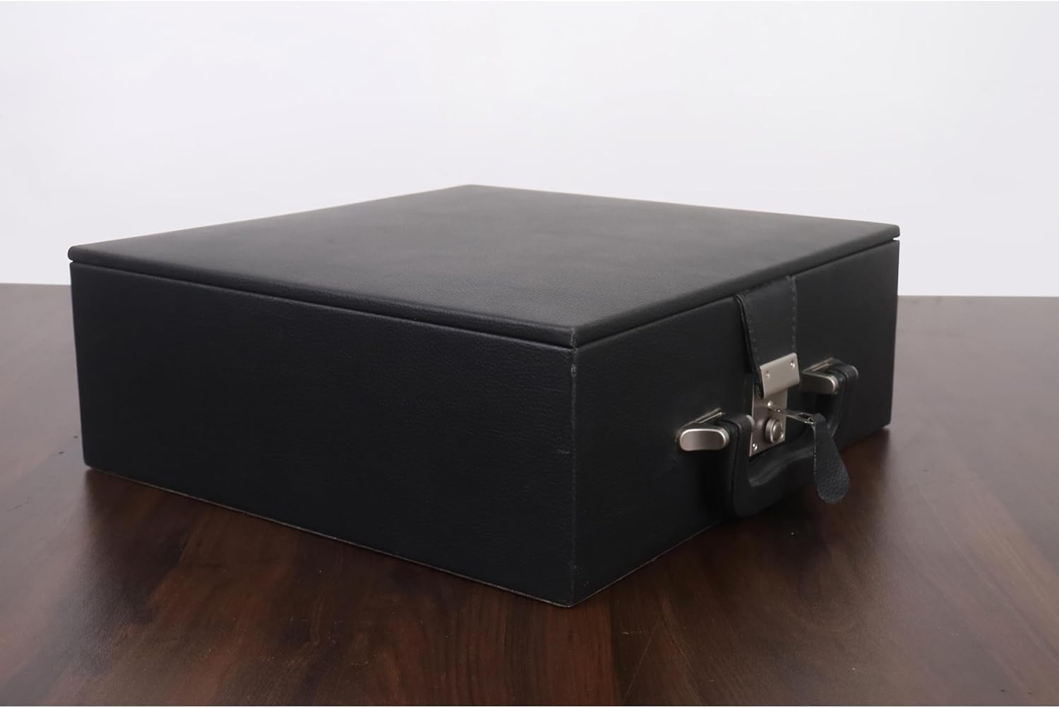 Royal Chess Mall - Leatherette Coffer Storage Box for Chess Pieces Size 4.2" to 4.6" Chessmen-with Tray…