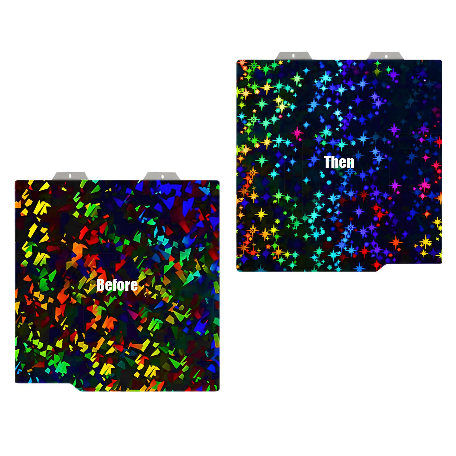Plaque d'impression flexible rugueuse motif octogramme 184 mm accord multi-substances