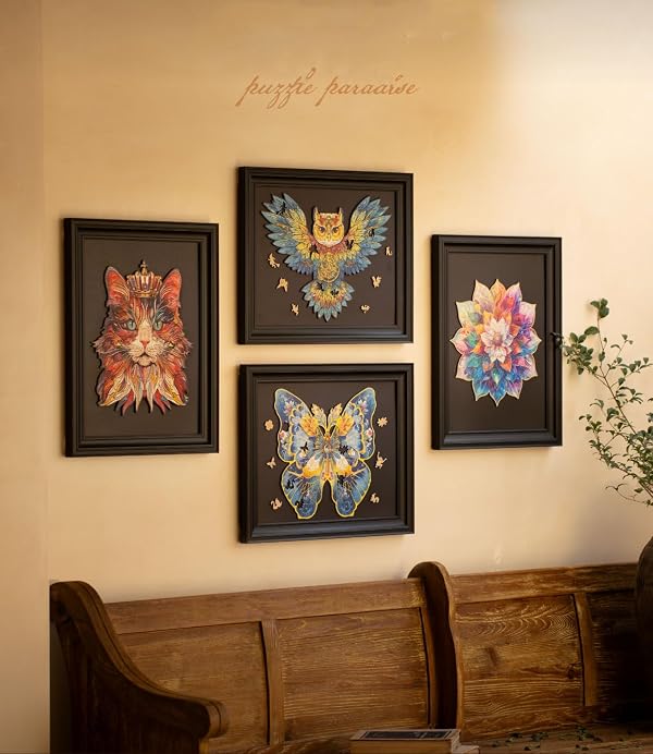 Rowood Jigsaw Puzzles for Adults,DIY Craft Kits,Birthday for Mom/Women-Mystic Mandala Flower