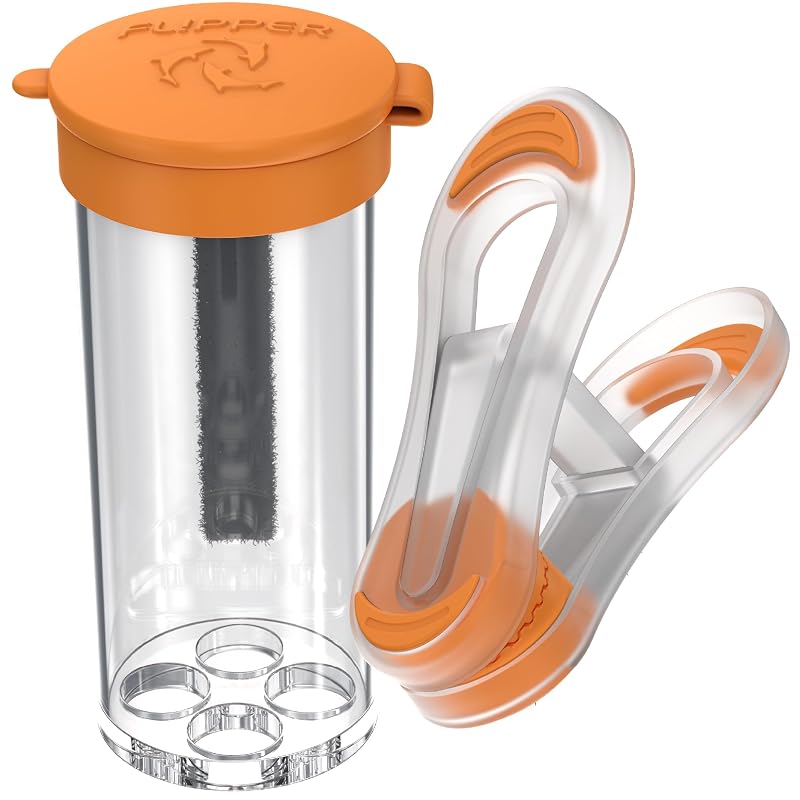 Kit Alimentador para Aquário FL!PPER com Tubo Selado e Presilha para Alimentos, 1 unidade