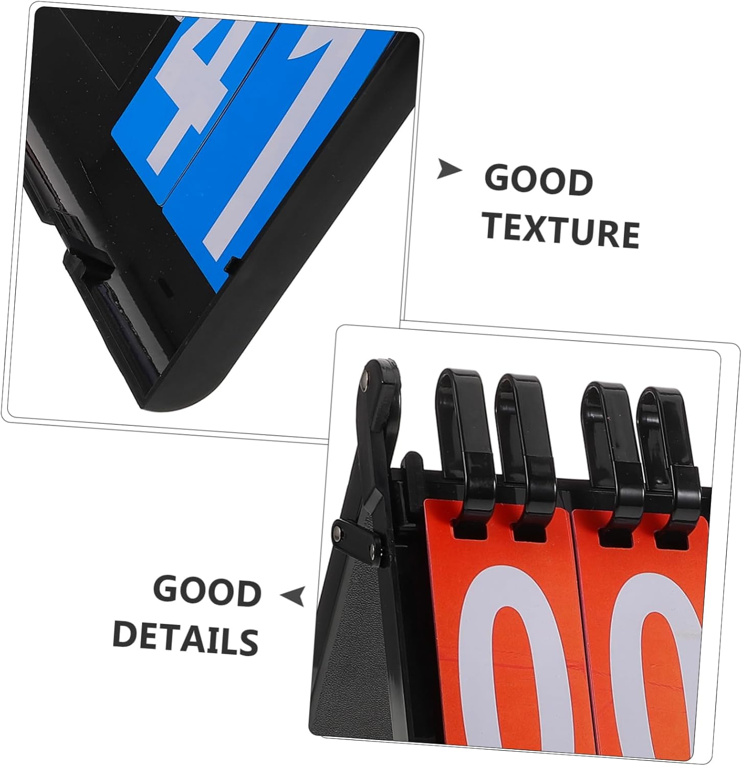 Score Counter Board for Basketball Baseball and Tennis Multi-Sport Flipping Scorekeeper Digits for Easy Tracking Plastic Design for Sports Events