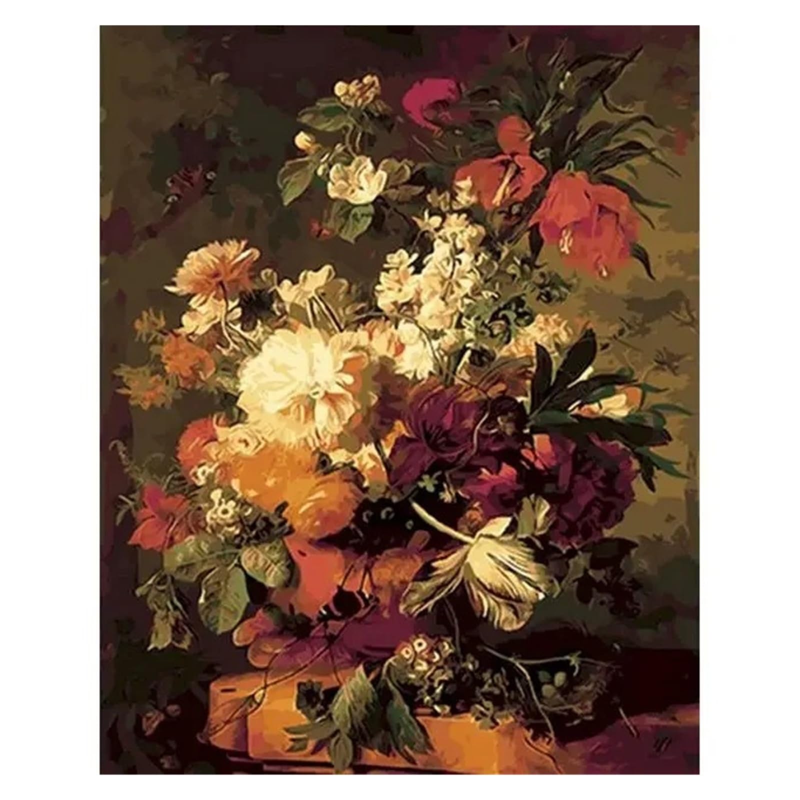 Xenite W All Art Canvas Prints Pink Peony Flowers Paintings Posters Pot Culture Plants Posters And Prints Nordic Pastoral Canvas All Art Decor Picture Room(,50X70cm)