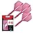 Target Darts K Flex Integrated Dart Flights and Shafts, No.6 Pink (Intermediate) | Pack of 3 K-Flex - No6, Kflex All in One Moulded Dart Flight & Stem | Professional Dart Accessories