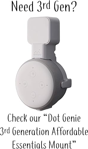 Miniatura 2 de Dot Genie Soporte de lujo para Yaxa Echo Dot 2ª generación Alexa: el soporte de pared de alta gama más simple y limpio para altavoces de cocina