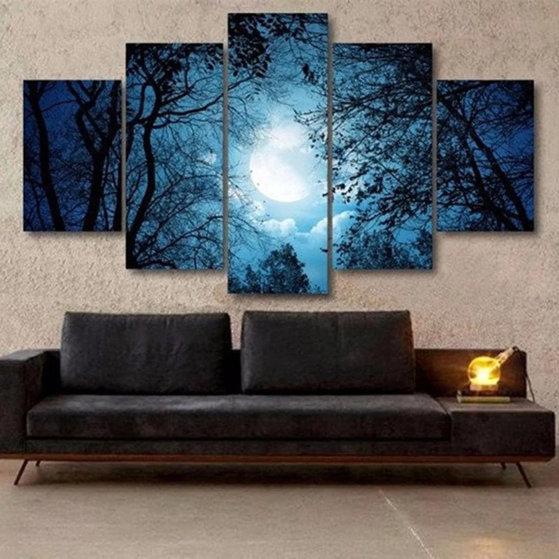 Impression sur toile et poster mural de forêt pour décoration salon - 7