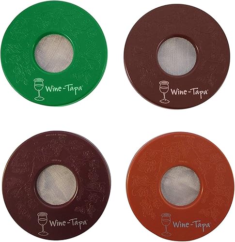 Juego de 4 fundas de copa para bebidas que no se derraman y mantienen a los insectos alejados al aire libre