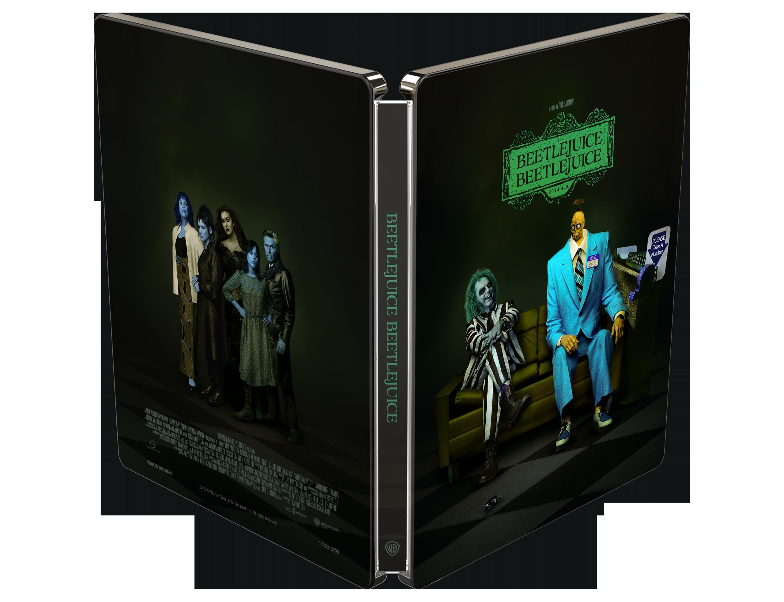 BEETLEJUICE BEETLEJUICE STEELBOOK 2 (4K Ultra HD + Blu-ray)
