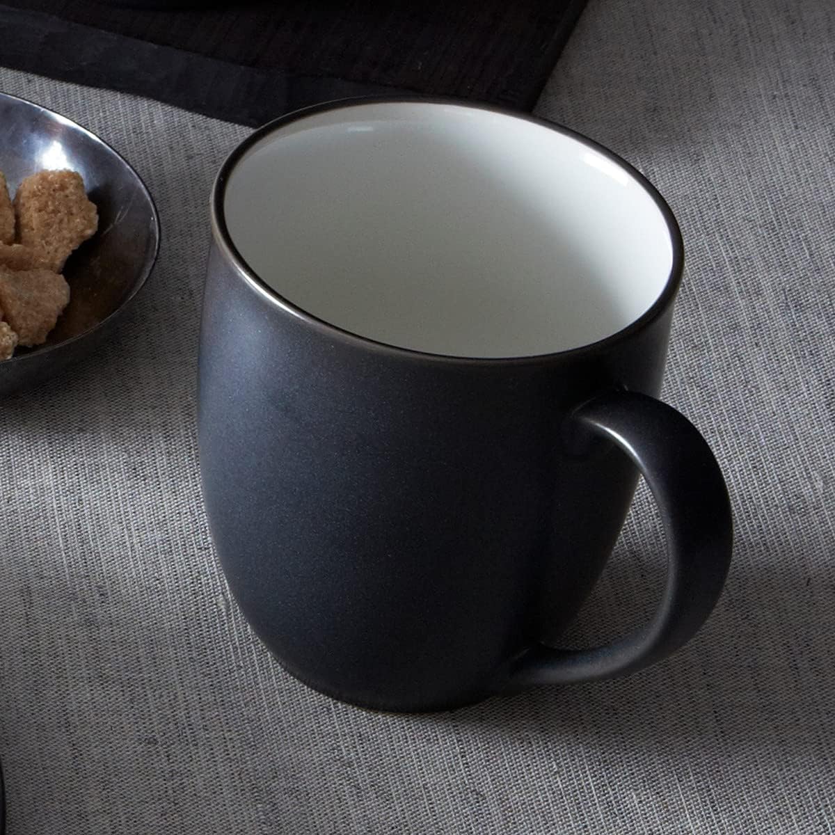 Noritake Colorwave Graphite Set of 4 Mugs, 12 oz.