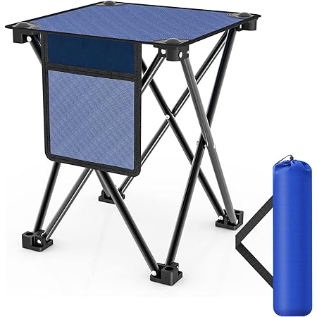 Sgabello Pieghevole A Treppiede, Portatile, Per Esterni, Da Campeggio Leggero Da Pesca Nuovo 87385511