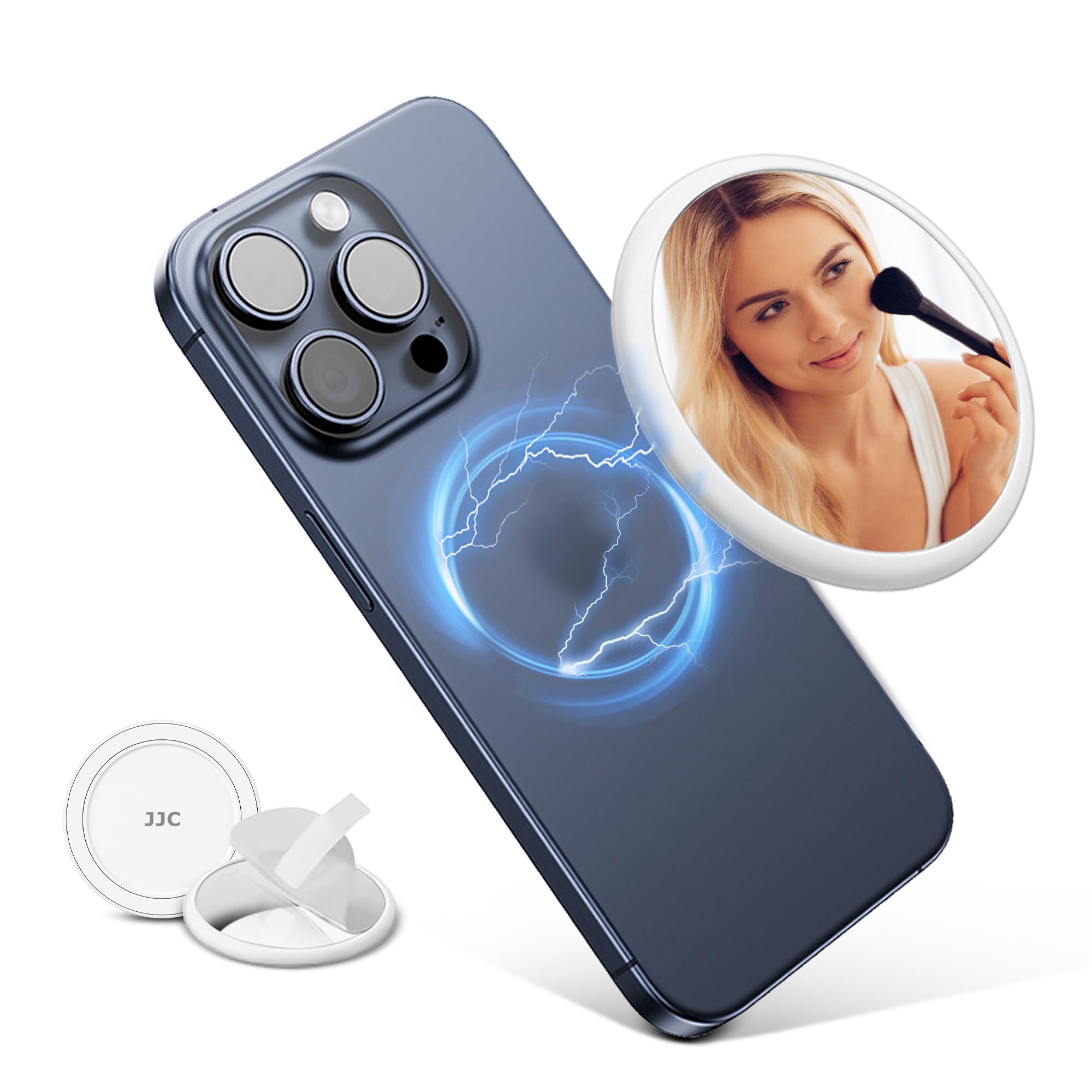Amazon.com: JJC Magnetic Phone Makeup Mirror for iPhone 17 16 15