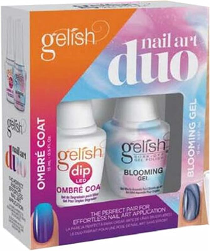 Essentials Design Nail Art Kit – Ombré Coat & Blooming Gel Duo, 15 mL