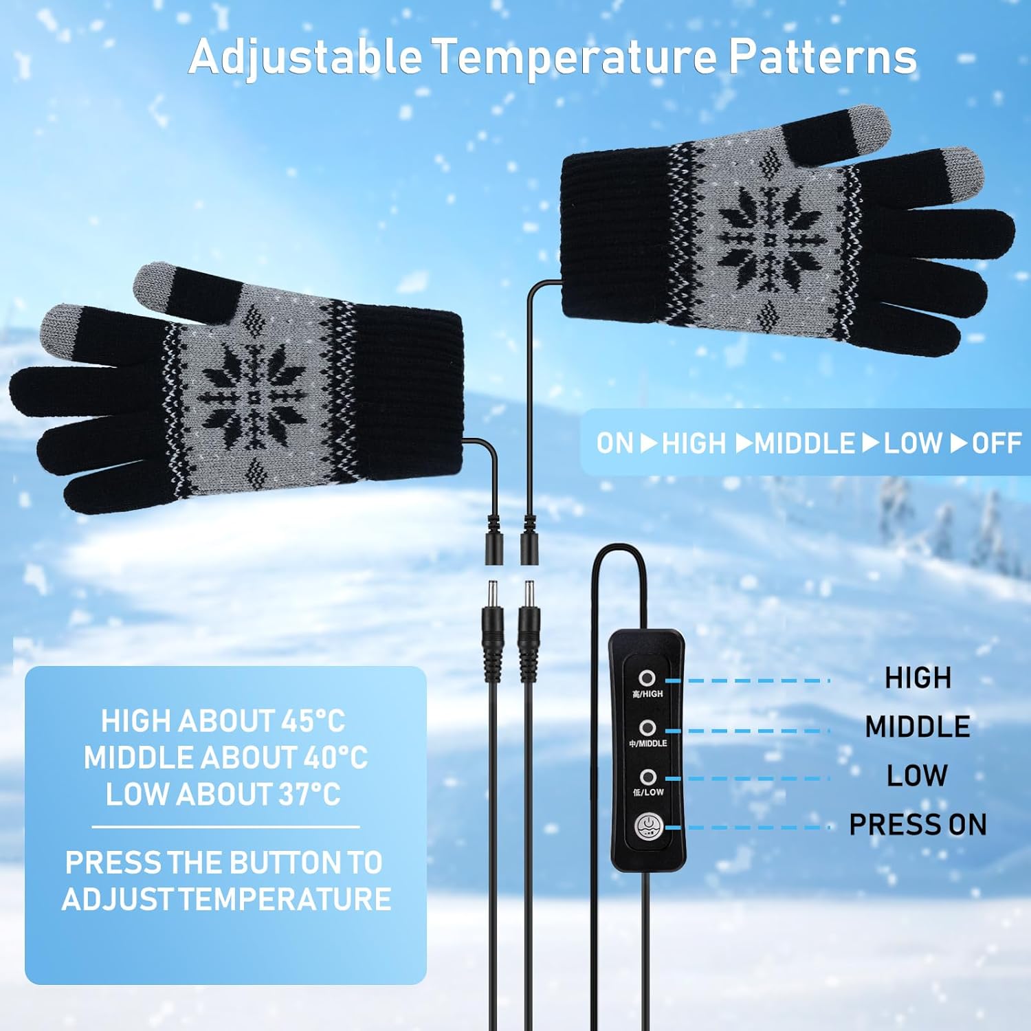 Product Image 3 - Close up of temperature control button